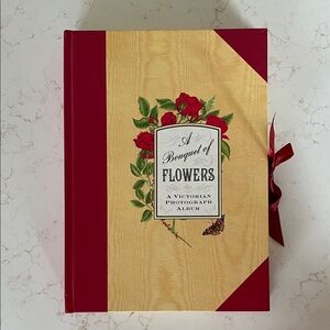 A Bouquet of Flowers-Victorian Photograph Album
